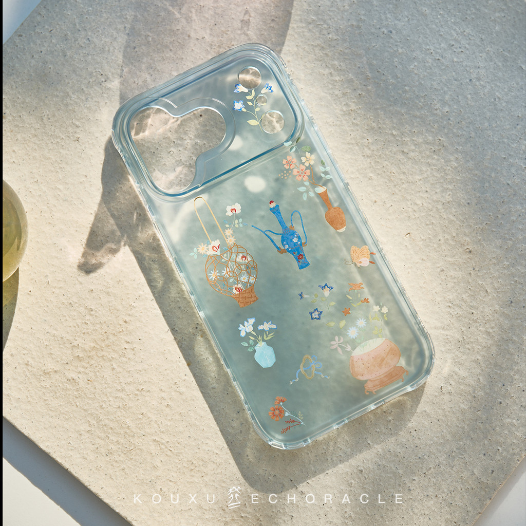 Biru Tembus Pandang Premium Casing Iphone 11 13 15 Pro Max 17 Pro Max 17 Air Ip 12 13 16E 16 Plus 14