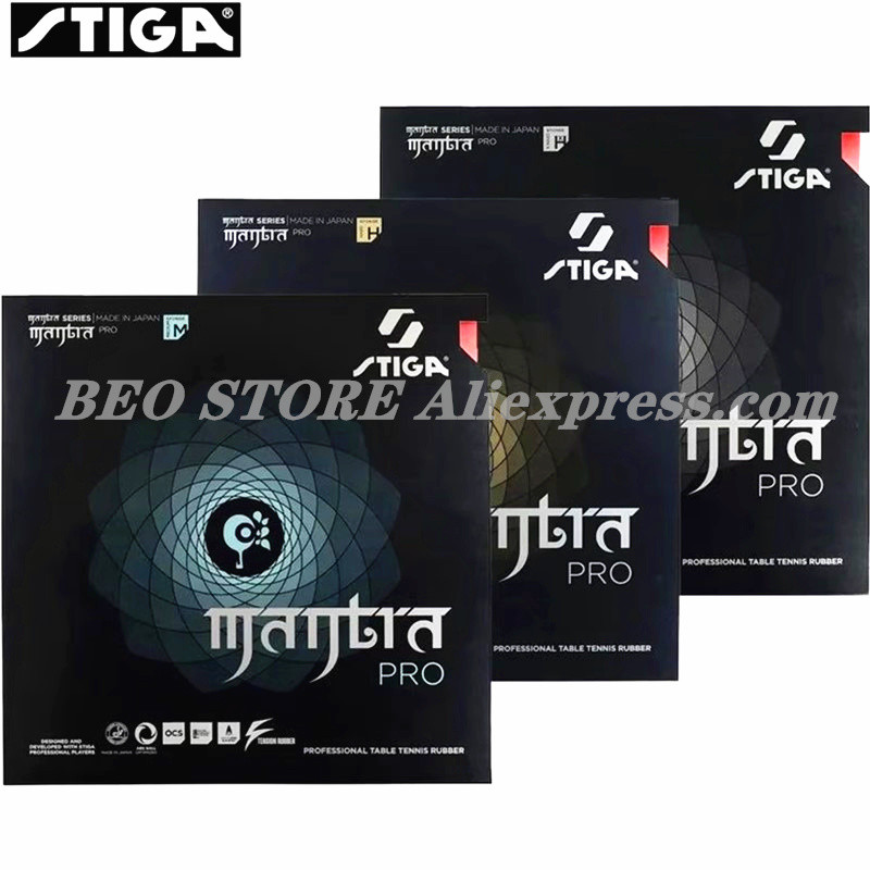 STIGA MANTRA PRO M / H XH Table Tennis Rubber Pips-In Offensive Made in Japan Original STIGA Ping Po