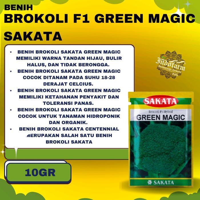 Benih brokoli Green Magic Sakata adalah benih brokoli hibrida yang memiliki ketahanan penyakit dan
