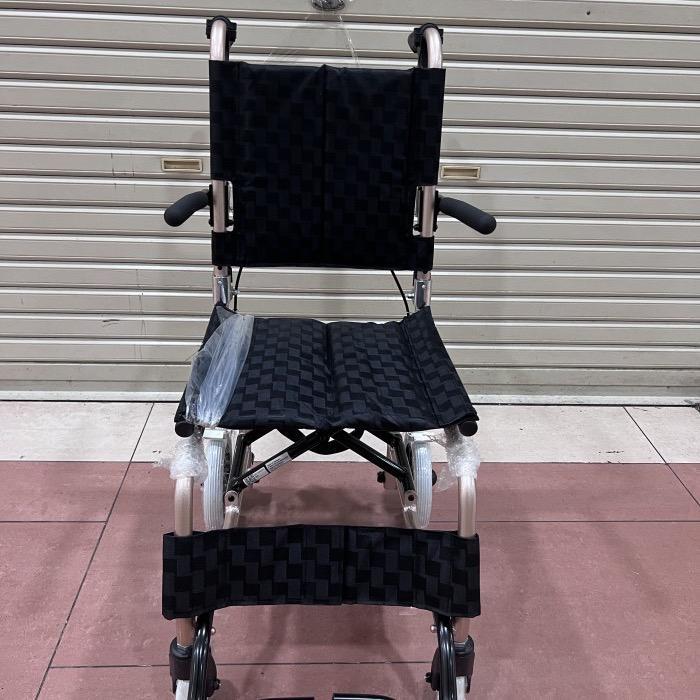 (GRAB) Kursi Roda Lipat GEA / Kursi Roda Travel GEA FS 804 FREE TAS - HITAM KOTAK, GEA