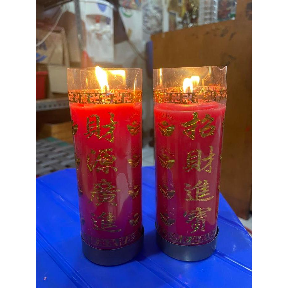 Lilin sembahyang merah 1 kati taiwan