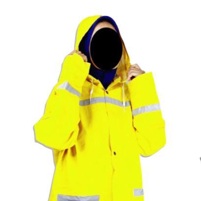 Jas Hujan Aether Ponco Terusan Warna Kuning Terjamin