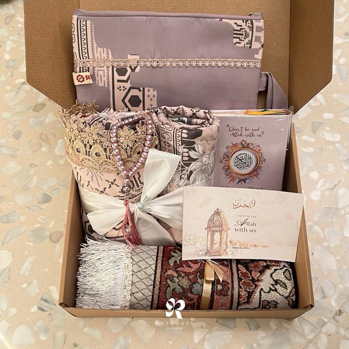 Hampers Set Mukena Hampers Mukena Set Seserahan Pernikahan Alat Sholat Mukena Sajadah Hampers Mukena