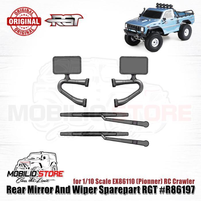 SPAREPART REAR MIRROR AND WIPER SPAREPART RGT #R86197 RC RGT EX86110