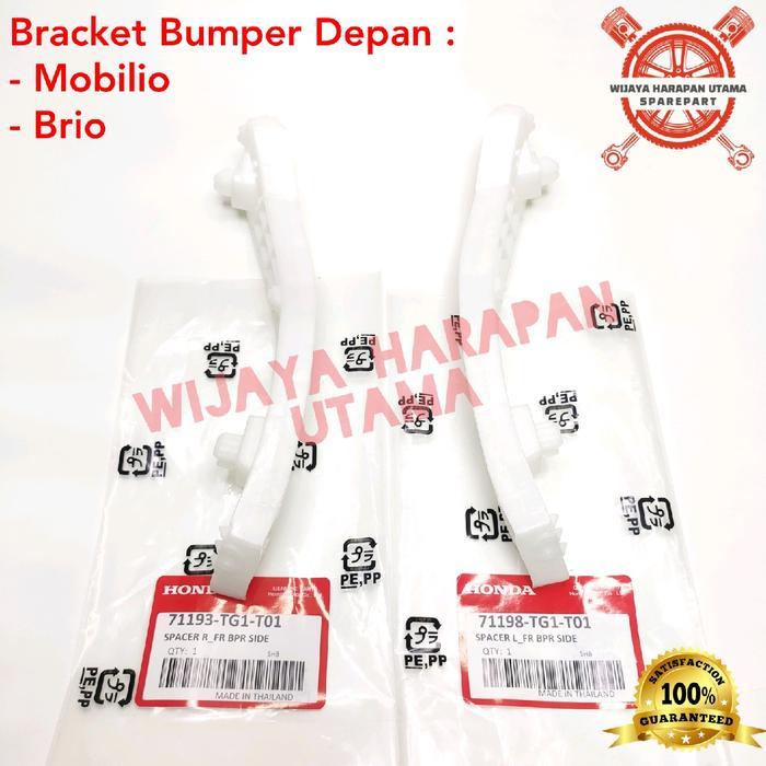 BREKET BEMPER BRACKET BUMPER DEPAN HONDA MOBILIO RS E S 2014-2020 BRIO RS SATYA 2012-2024 ORIGINAL