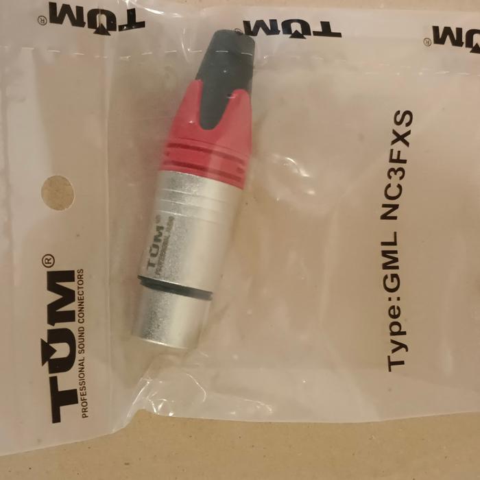 "New" jek canon xlr female tum original