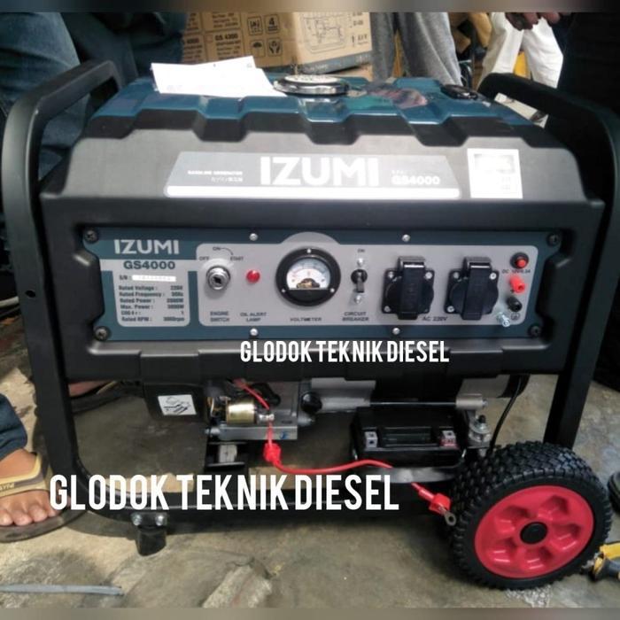 Genset 3000 watt 4 KVA IZUMI GS4000 ORIGINAL TERBAIK