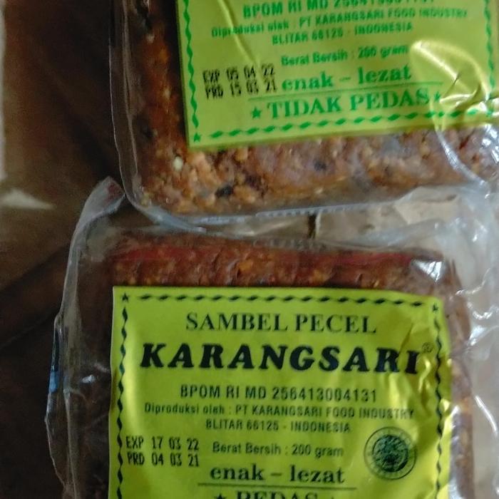 "New" Sambal Pecel / Bumbu Kacang Karangsari / Sambel Pecel Blitar