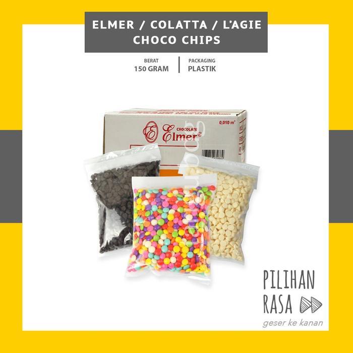 "New" CHOCOCHIPS DARK ELMER 150GR - COKLAT CHIP - CONE CHOCO CHIPS CHOCOLATE