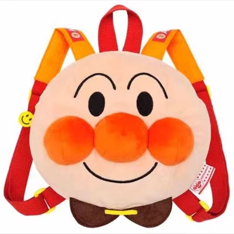 New Anpanman Baikinman Boys Girls Plush Toddler Harness Walking Safety Anti-lost Backpack Bags
