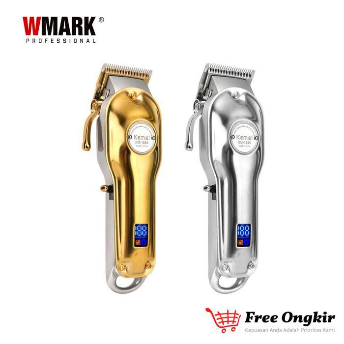 Kemei KM 1986 Alat Cukur Rambut Hair Clipper Electric Cordless Professional Mesin Cukuran KM-1986