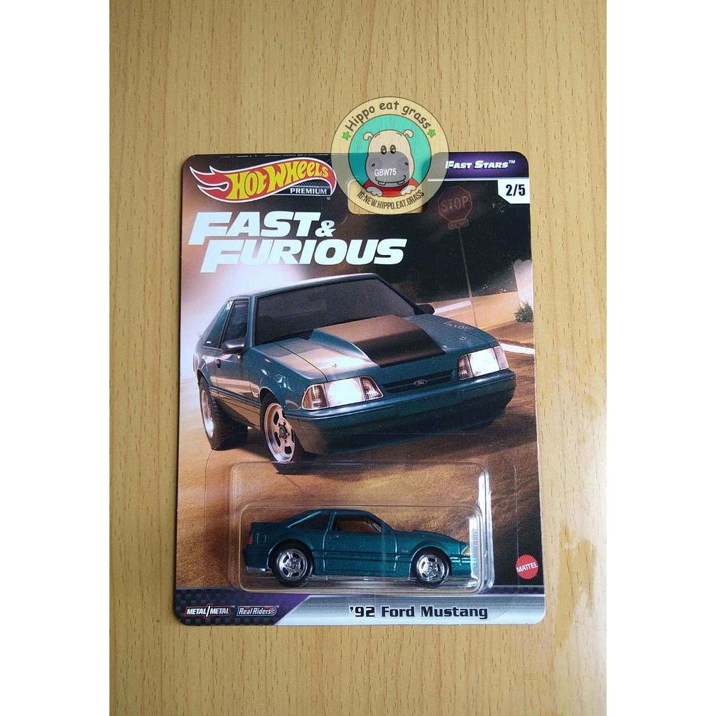 HOT WHEELS HOTWHEELS FAST & FURIOUS FAST STARS 92 FORD MUSTANG