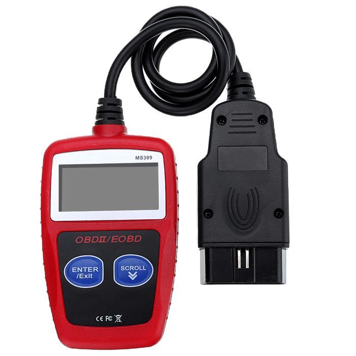 Ms309 Mobil Obd2 Eobd Patahan Code Reader Scanner Diagnostik Scan