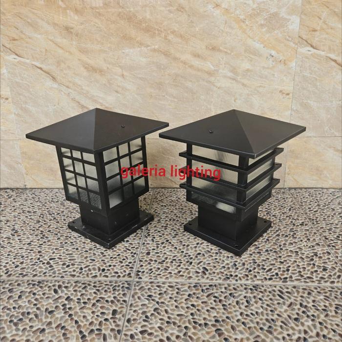 LAMPU PILAR MINIMALIS KOTAK