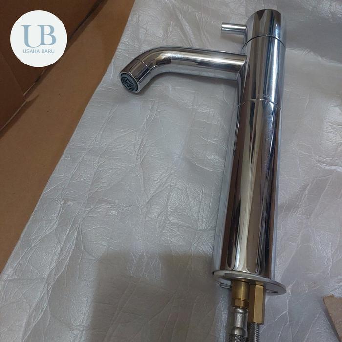 TOTO TX123LESV4 Kran wastafel cuci tangan tinggi 25cm merk toto dingin only (Baru Nodus)