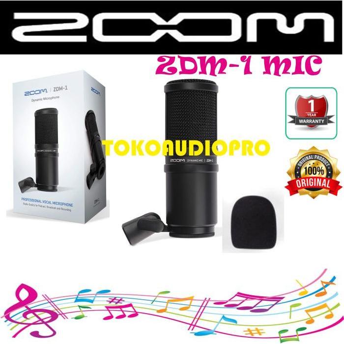 Zoom Zdm1 Podcast Mic Pack Zoom Zdm-1 Pmp Zdm-1 Dynamic Microphone Co