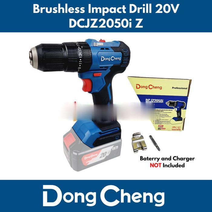 Mesin Bor Baterai Cordless Impact Drill Dcjz2050I Dongcheng Dcjz2050 Z