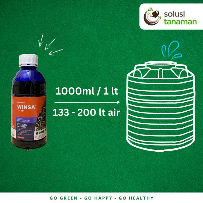 "New" Obat Hama Rumput Winsa @1Ltr Herbisida Pembasmi Hama Gulma Rumput Liar