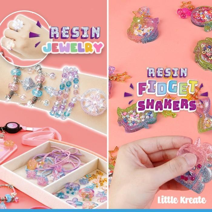 Mainan DIY Resin Fidget Shaker / Mainan Edukasi / Kerajinan Tangan