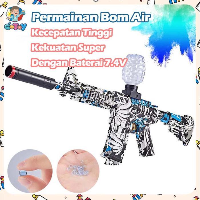 Mainan WGB Water Gel Blaster M416 / HK416 STD Lehui Kids Version WGG - Merah