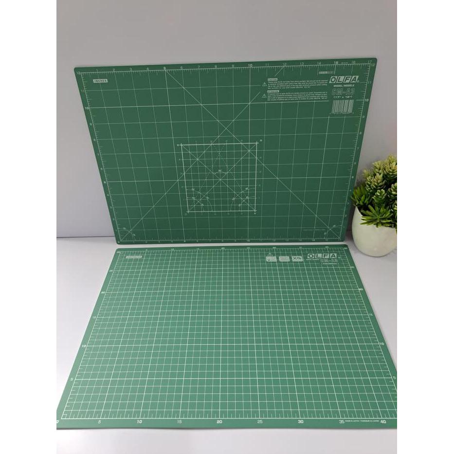 Alas Potong Cutter CM-A3 (43cm x 30cm x 2mm) OLFA Cutting Mat Japan