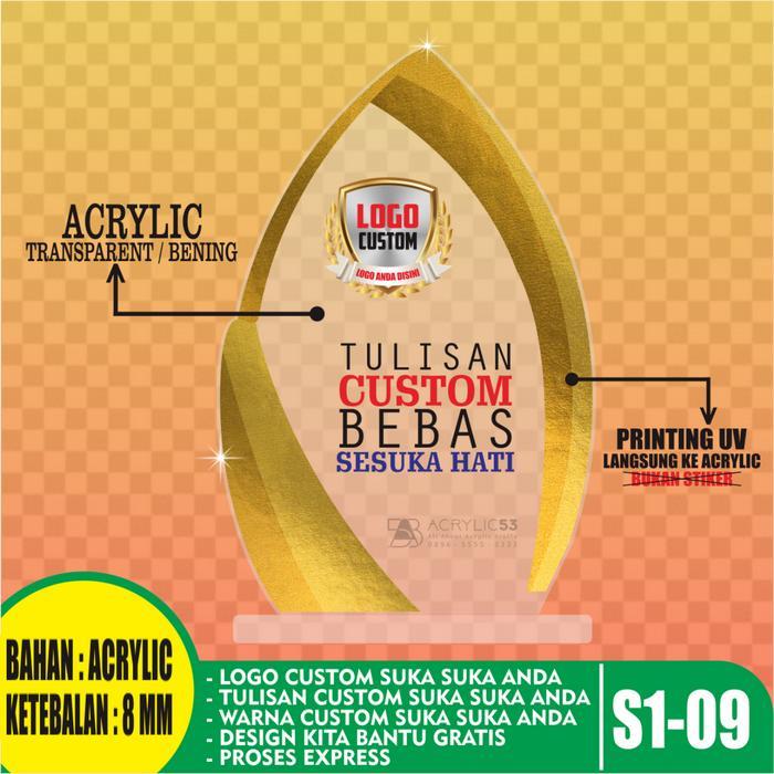 Plakat, Plakat Akrilik, Plakat Acrylic, Plakat Custom, Plakat Murah, Piagam Akrilik, Piagam Acrylic,