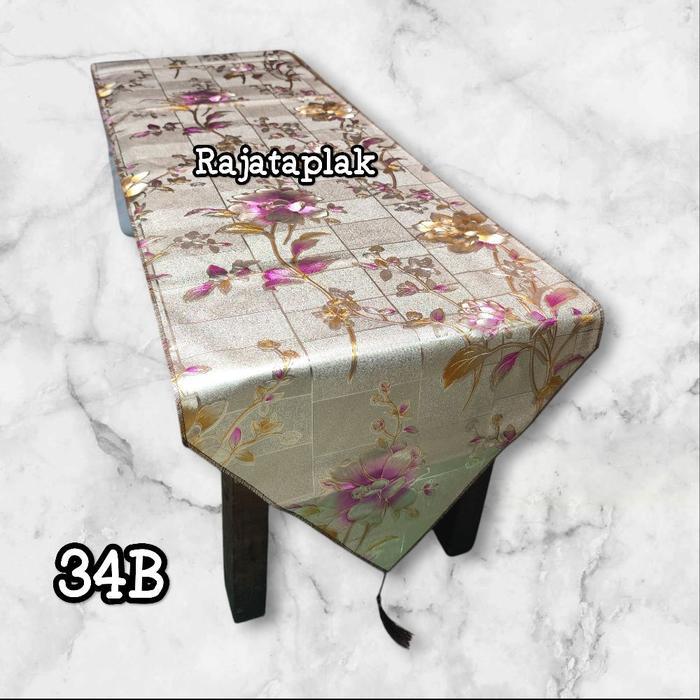 Taplak Meja Tamu Runner 3D Motif Sultan Anti Air 40x200cm - Brand Name