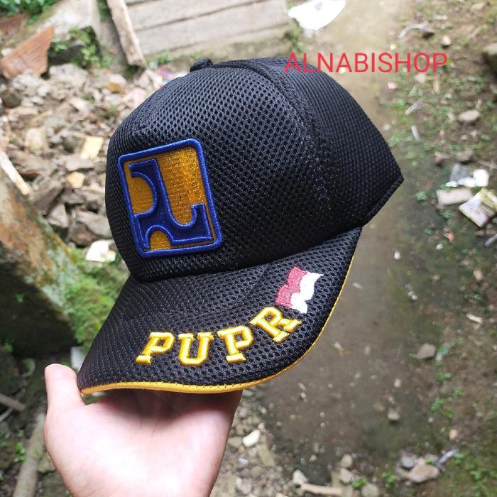 TOPI PUPR/TOPI KEMENTERIAN PU FULL BORDIR