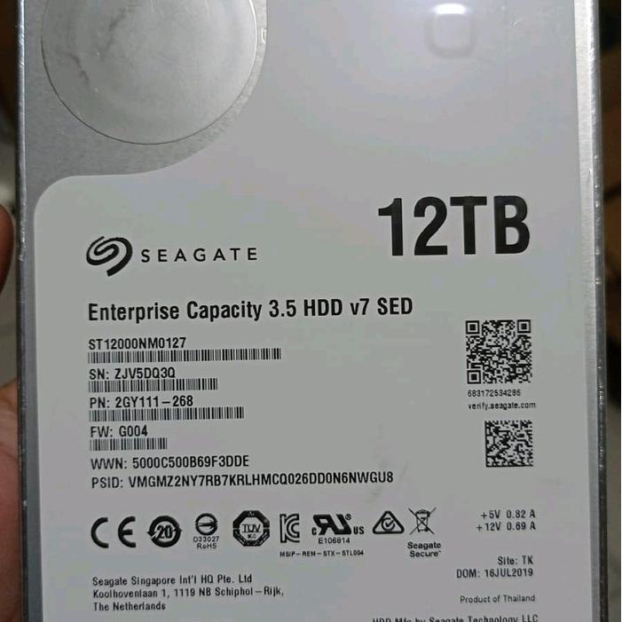 Harddisk Seagate 12Tb Exos Enterprise Gercep