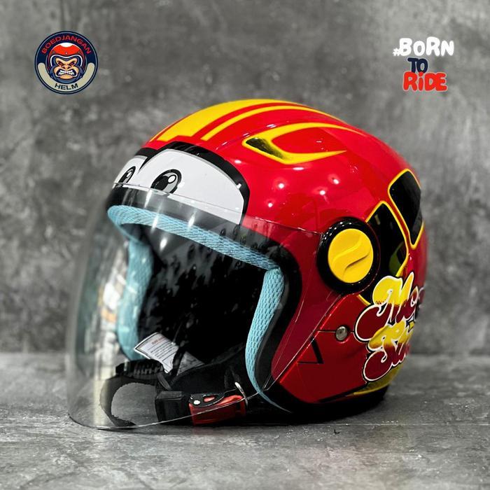 Helm Mds R3 Junior Graphic Collection - Helm Mds Anak - Helm Half Face - Helm Anak Karakter