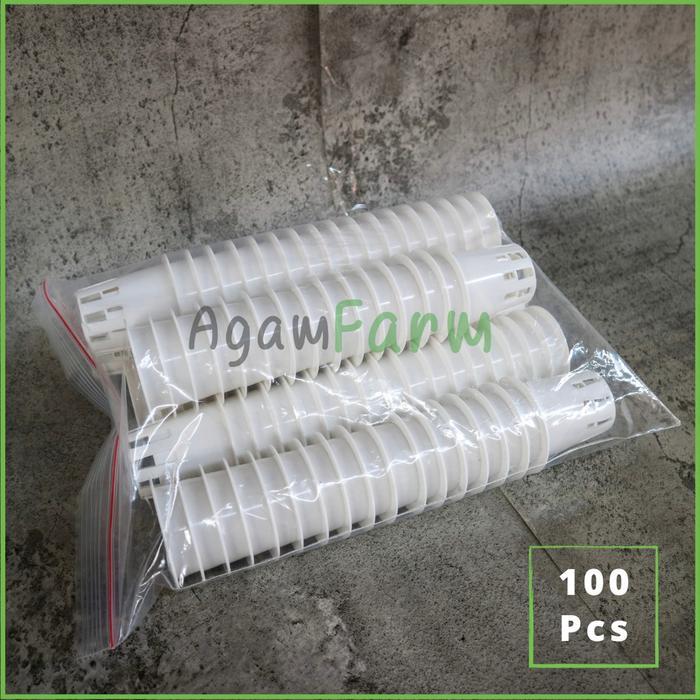 Netpot Hidroponik 5Cm Putih Paket 100Pcs Netpot Hidroponik 5 Cm Putih Netpot Hidroponik Putih