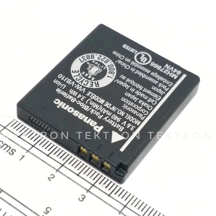 Baterai Panasonic Dmw-Bce10/S008(Sdr-S7/S9/S10/S26/Sw28/Fs20/Fs3/Fx30)