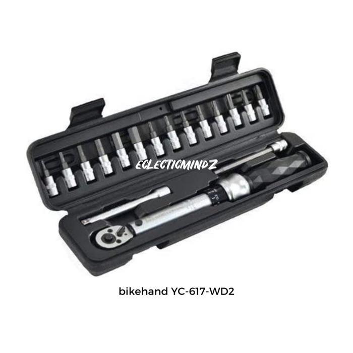 bike hand tool kit YC 617 WD2 torque wrench set sepeda reparasi