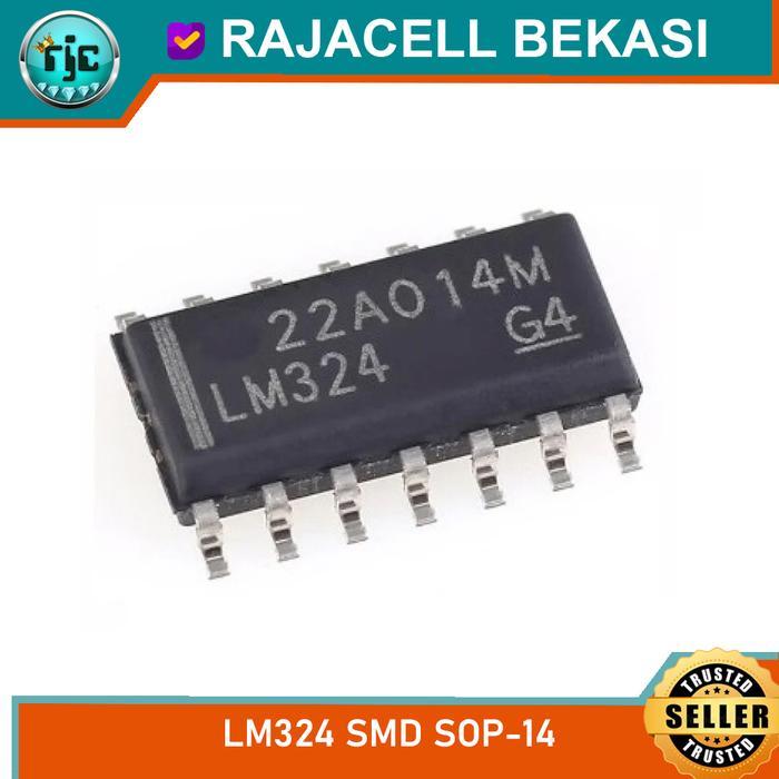 Ic Lm324 Sop-14 Smd Quad Operational Amplifier Op-Amp 32V Low Power Quad Opamp Original Co