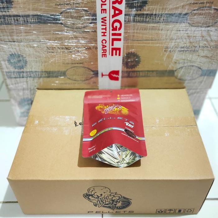 SPECIAL HARGA GROSIR RESELLER 1DUS 18PCS LEVEL3 RED PELET IKAN LOUHAN