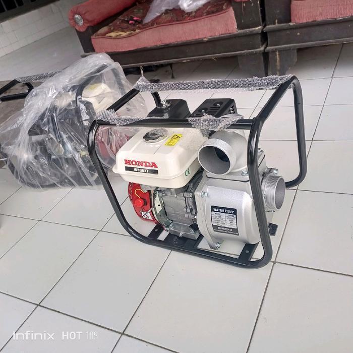 mesin pompa air irigasi alkon 3" honda GX200, 6,5 hp, Made in Thailand, bonus selang buang 50 m
