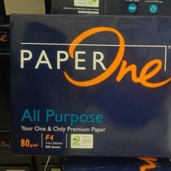 Kertas F4 80 Paper One (Rim)