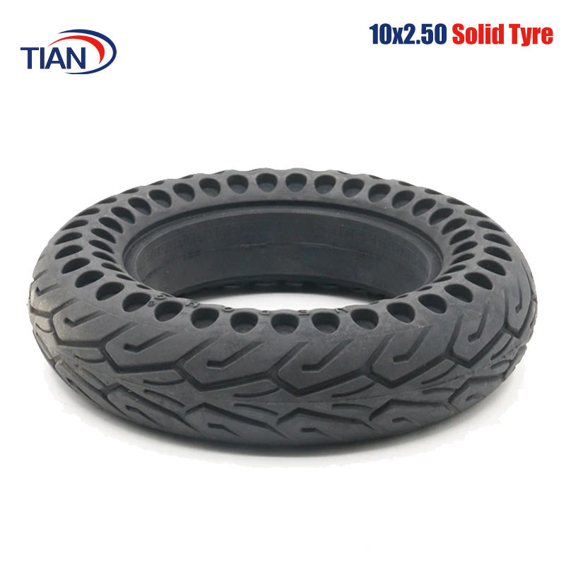 10x2.50 honeycomb Solid Tyre 10 inch Thickened Double Honeycomb  for Quick 3 ZERO 10X Inokim OX Fold