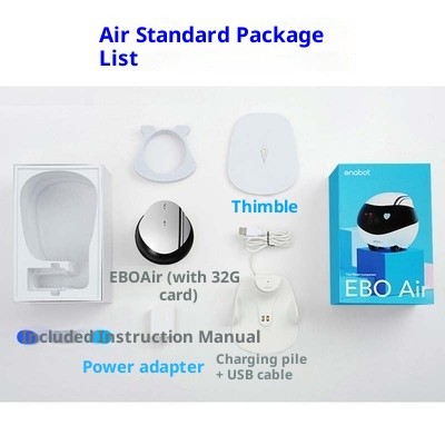 Enabot EBO AIR Smart Robot Pet Family Companion Intelligent Robot Remote Camera Mobile Monitoring