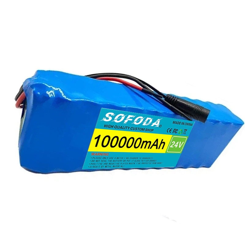 29,4V 100000mAh new battery pack rechargeable 18650 7S3P 24V battery BMS+2A