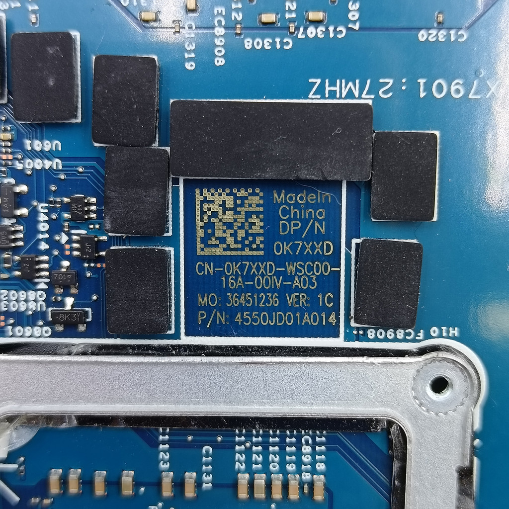 18835-1 For Dell Precision 5750 Laptop Motherboard W-10855M i7-10875H RTX3000 6GB N19E-Q1-KD-A1