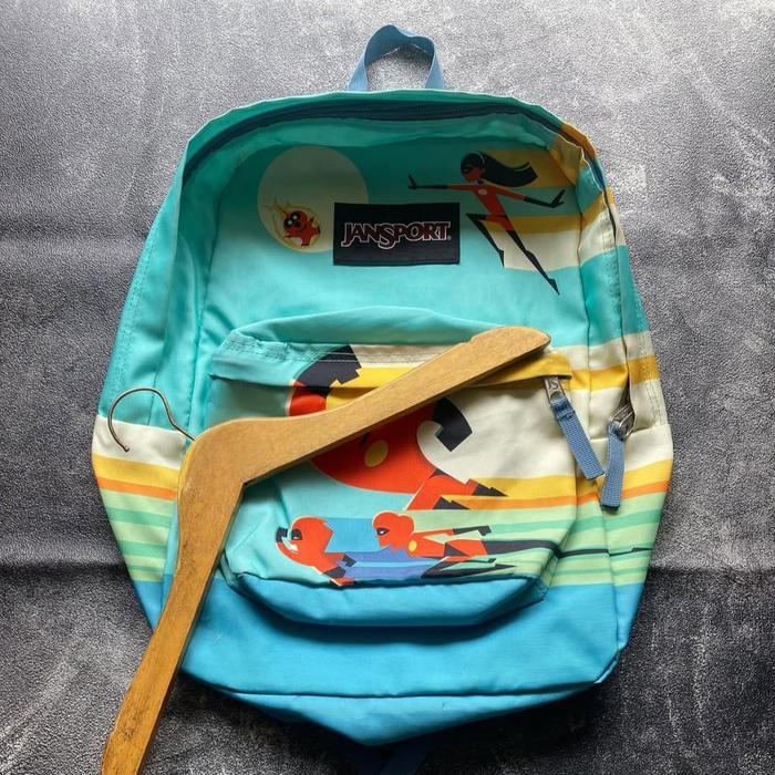 JanSport Tas Uniseks Superhero Original Cocok Buat Anak Anak Sekolah dengan Design Menarik dan Motif