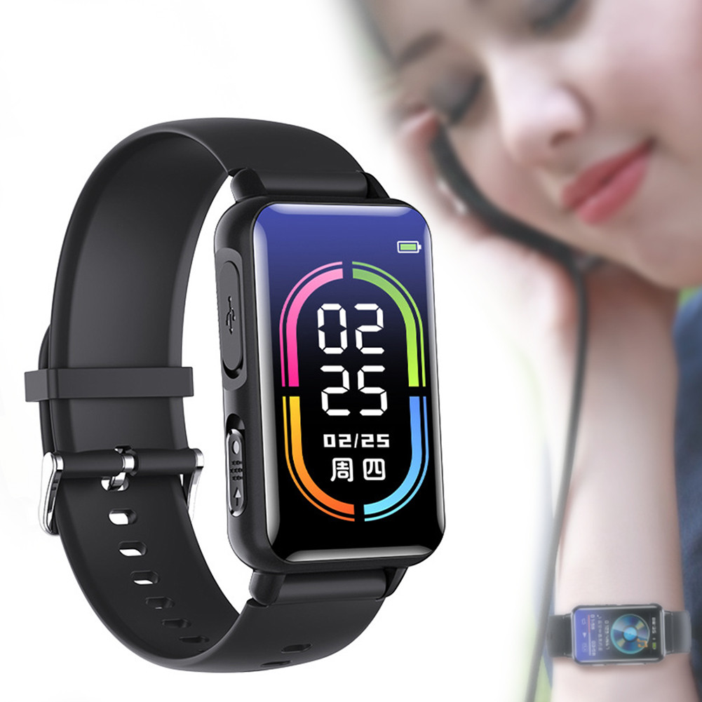 Digital Voice Recorder with 200mAh Battery Voice Recorder Watch with Timing MP3 Records for Personal