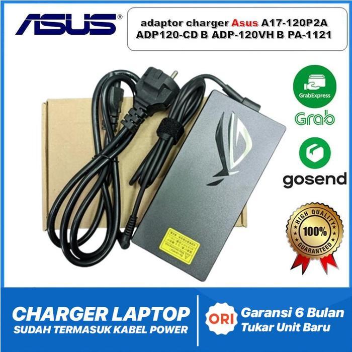 ORI Adaptor Charger Asus A17-120P2A ADP-120CD B ADP-120VH B PA-1121-28 20V 6A 120W DC 4.5*3.0MM