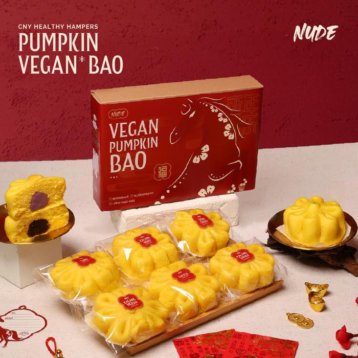 NUDE 6 pcs Vegan Bakpao Pumpkin Imlek CNY Hampers