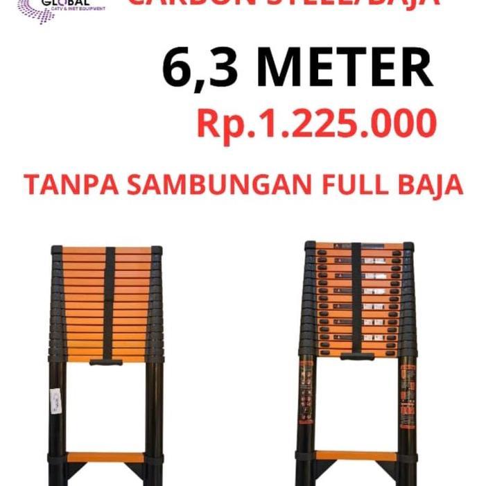 TANGGA TELESCOPIC 6.3 METER GLOBAL