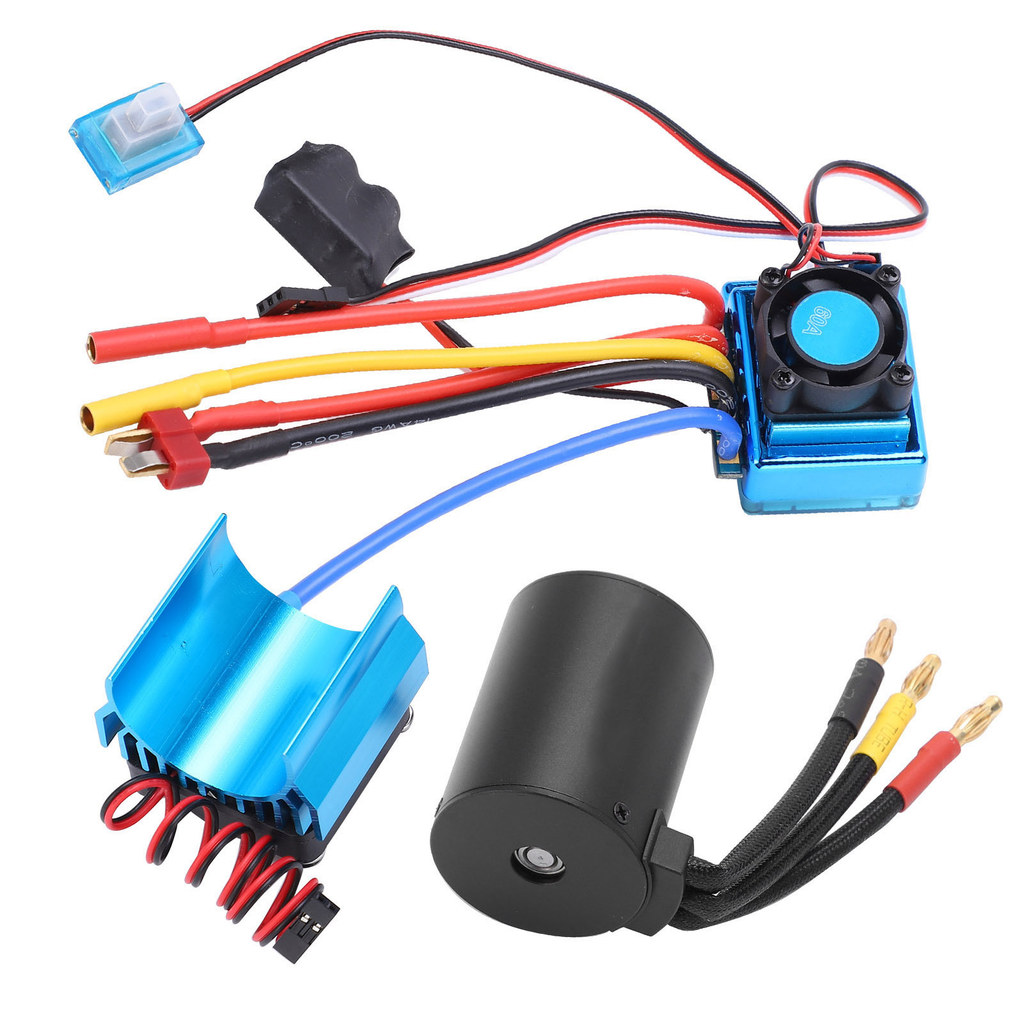 RC Brushless Motor Set Low Pressure Efficient . Brushless Motor Set for All 1/10 RC Brushless Cars.