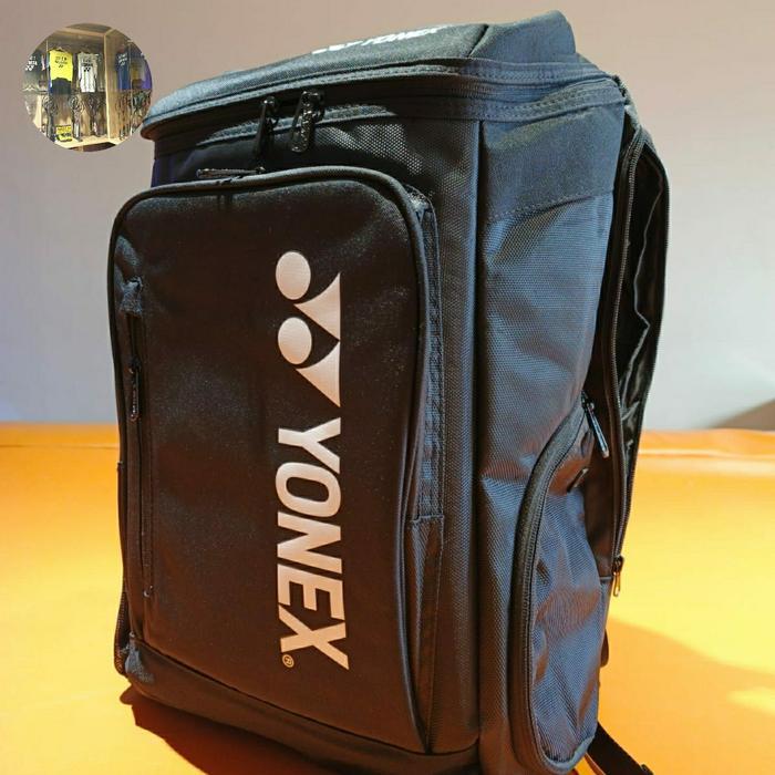 TerbaruBest Seller Original Yonex Bag Pro Backpack/ Tas Ransel Yonex Original1408. Kr Code.(Black