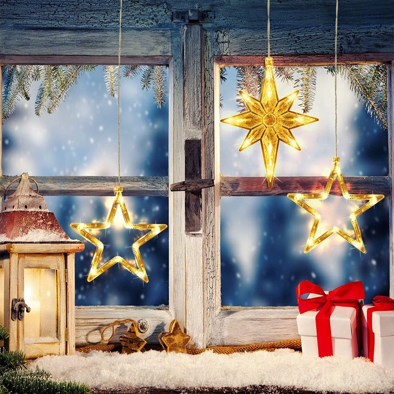 A27R-3 Pack Christmas Ornaments Hanging LED Light Bedroom Decoration Christmas Decorations For Home