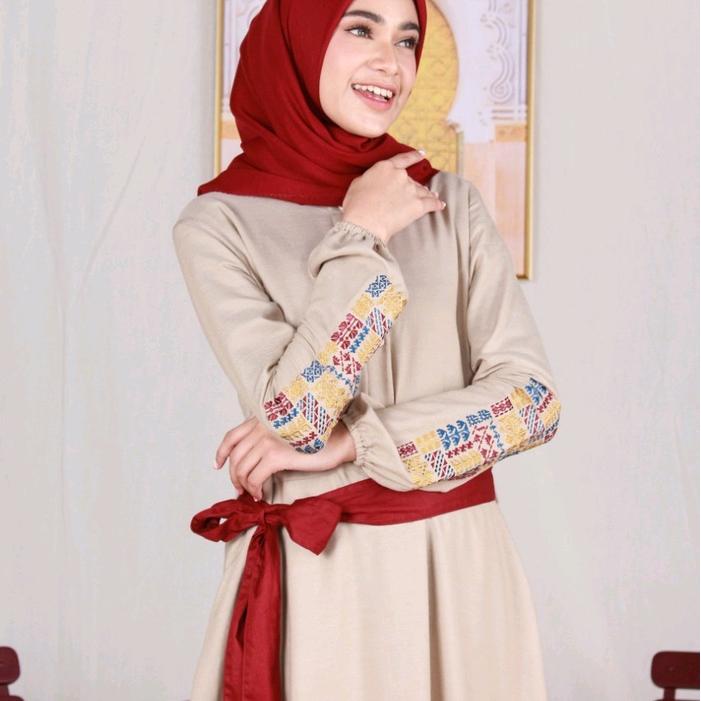 Gamis D'Antalya dannis/dannis ori/Katun Gamis Wanita